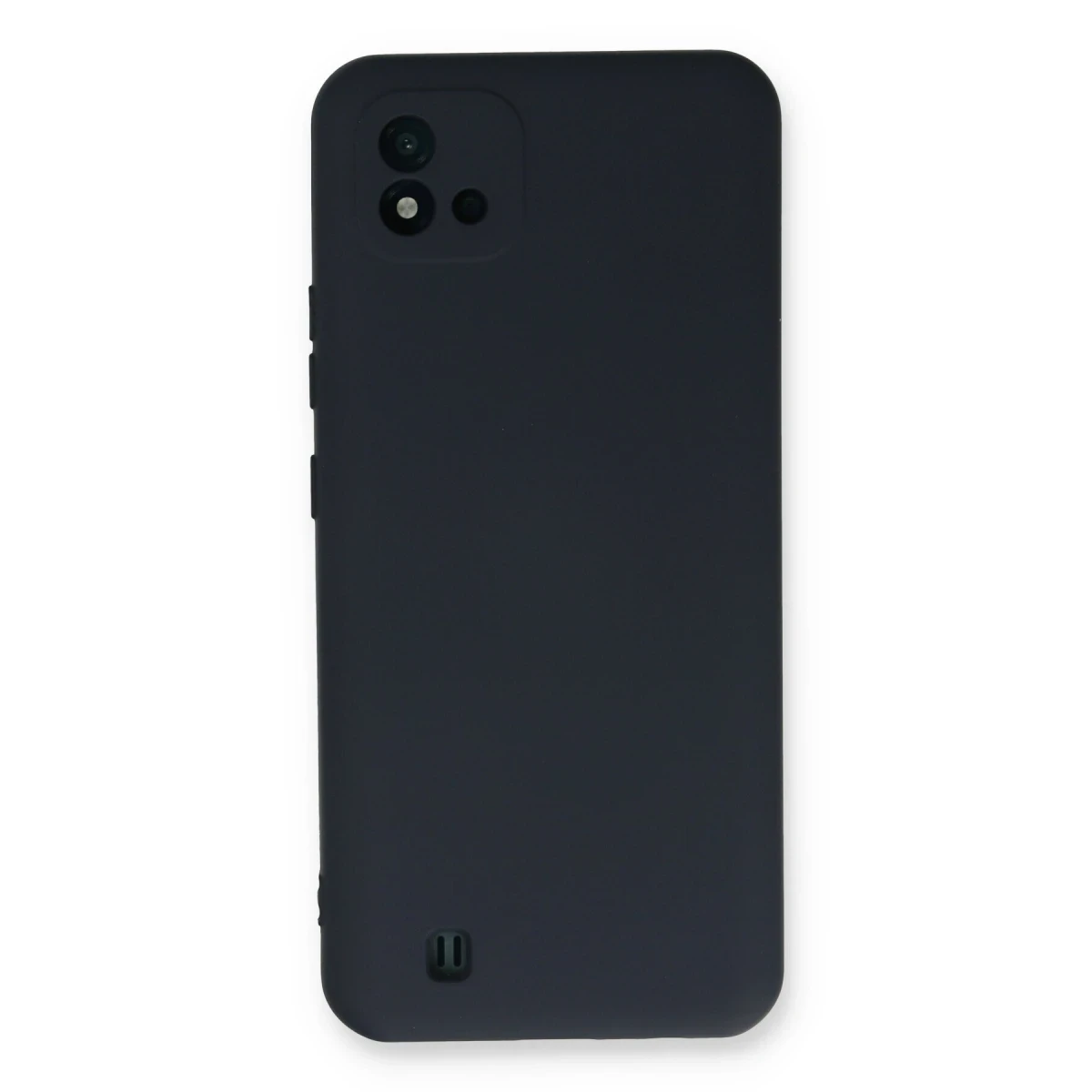 Realme C11 2021 Kılıf Nano içi Kadife Silikon - Lacivert