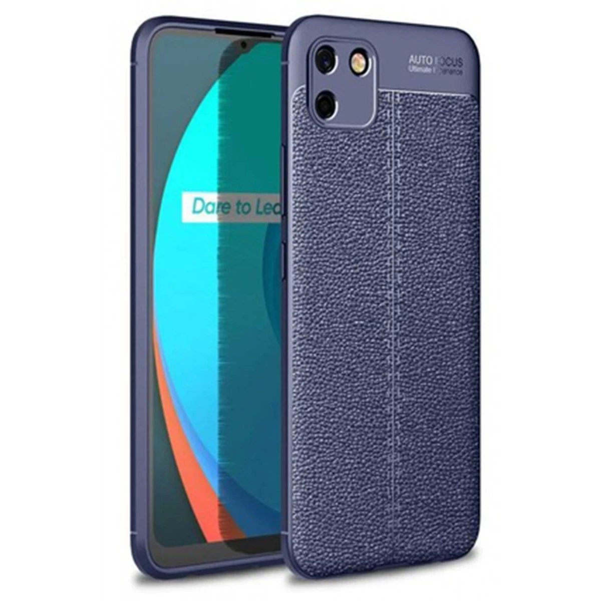 Realme C11 Kılıf Auto Focus Kapak - Lacivert