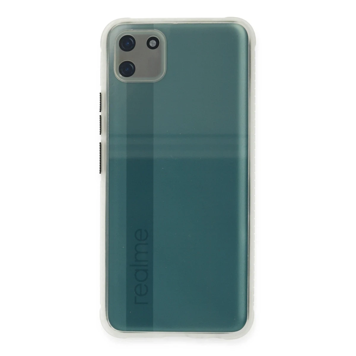 Realme C11 Kılıf Miami Şeffaf Silikon - Şeffaf