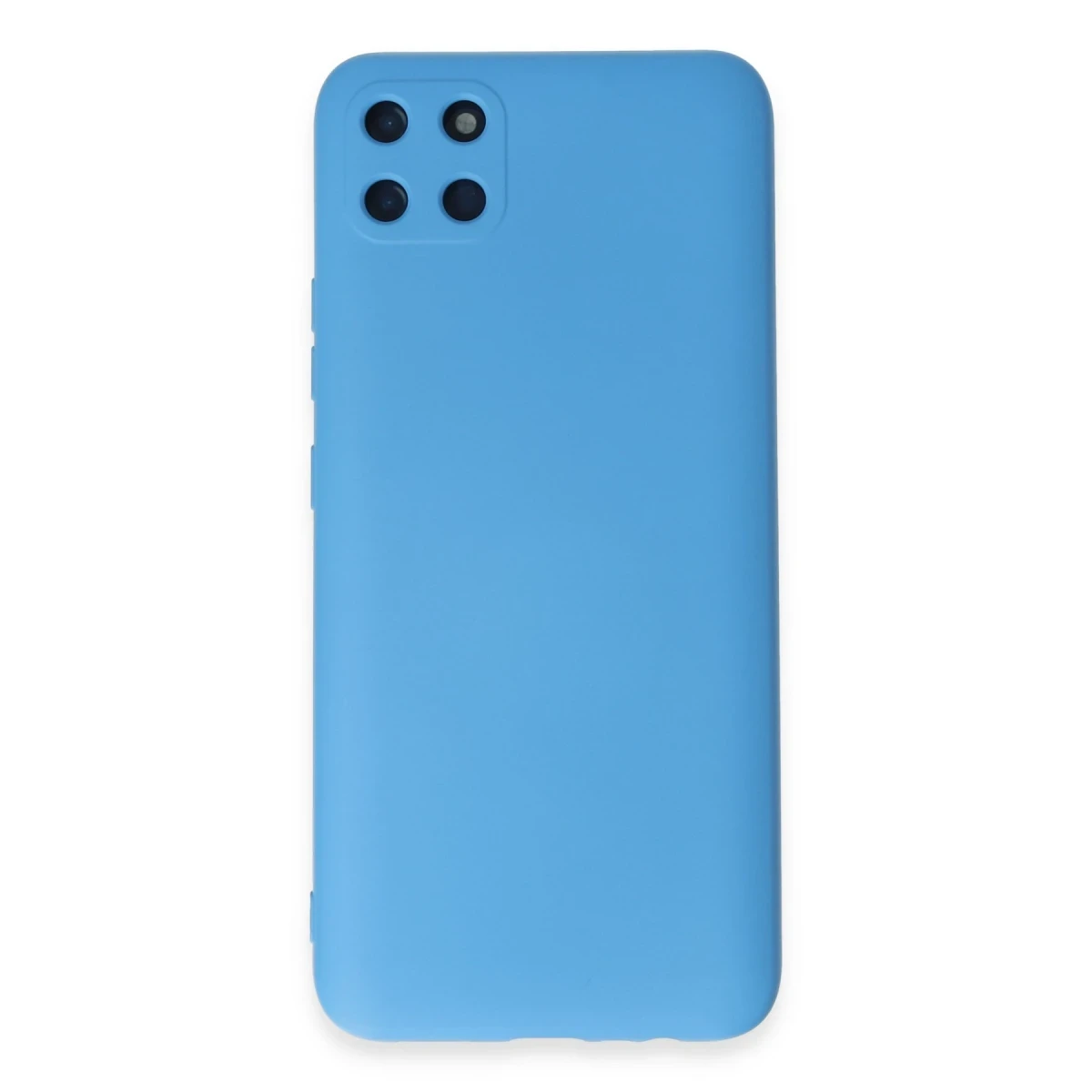Realme C11 Kılıf Nano içi Kadife Silikon - Mavi