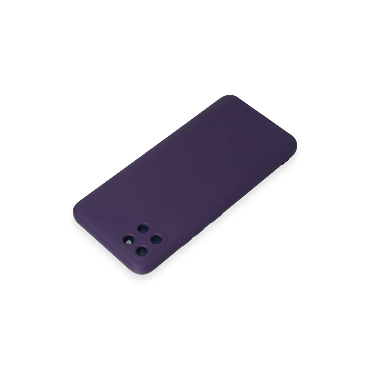 Realme C11 Kılıf Nano içi Kadife Silikon - Mor