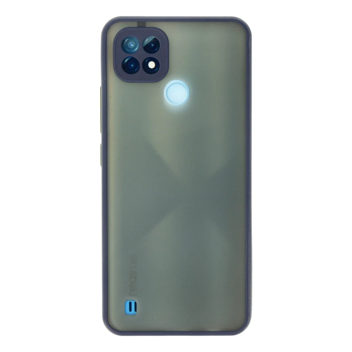 Realme C21 Kılıf Montreal Silikon Kapak - Lacivert