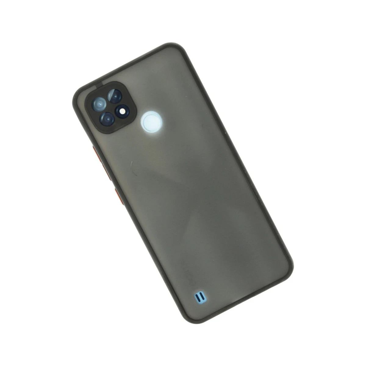 Realme C21 Kılıf Montreal Silikon Kapak - Siyah