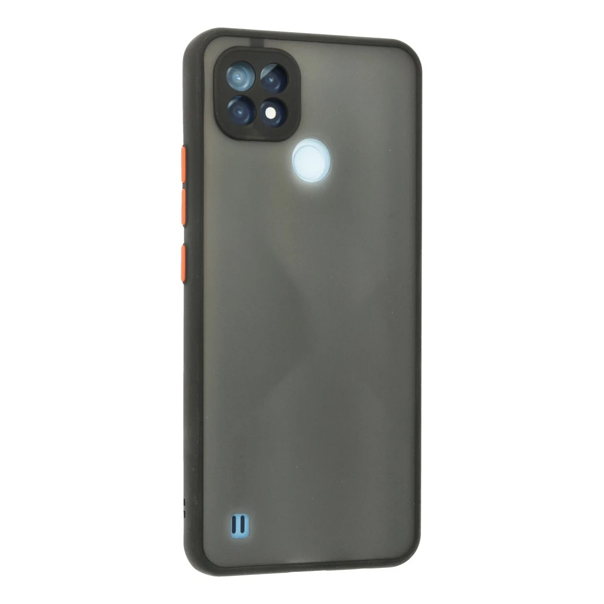 Realme C21 Kılıf Montreal Silikon Kapak - Siyah