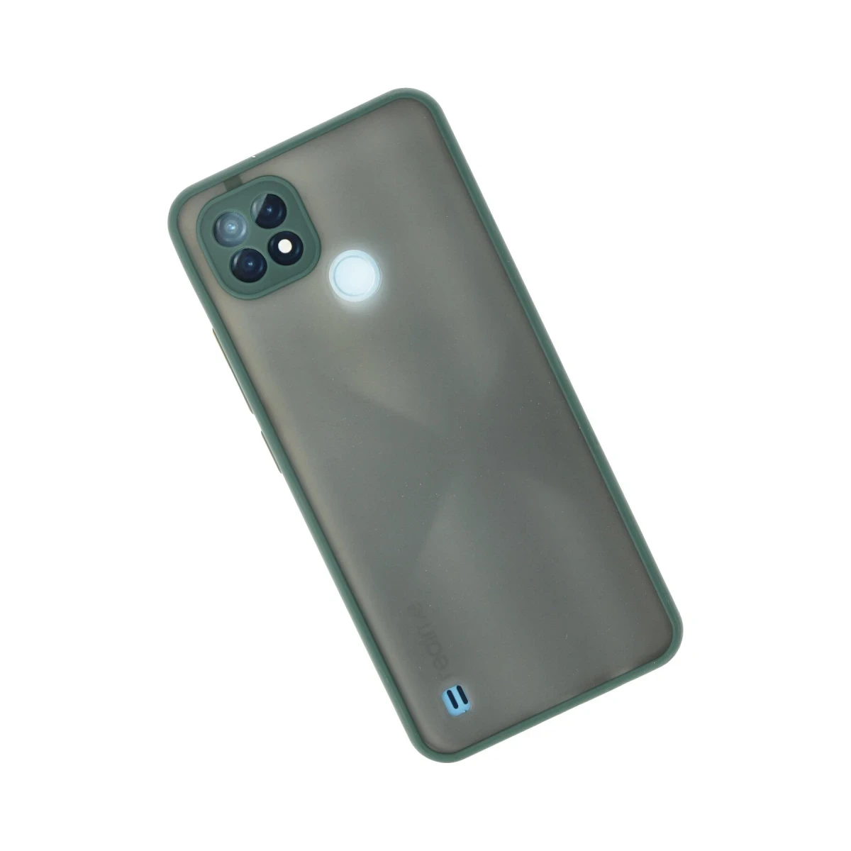 Realme C21 Kılıf Montreal Silikon Kapak - Yeşil