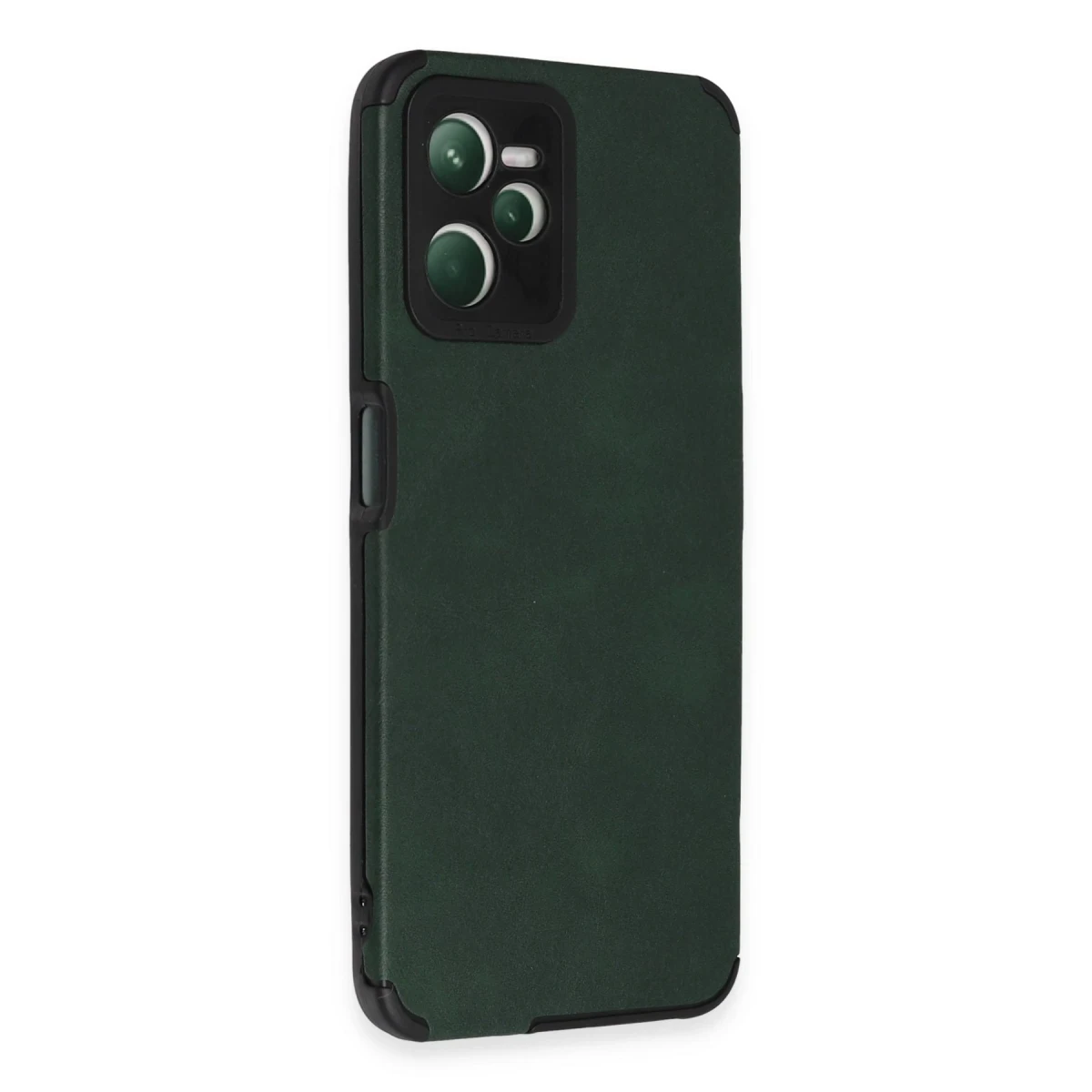 Realme C35 Kılıf Loop Deri Silikon - Yeşil