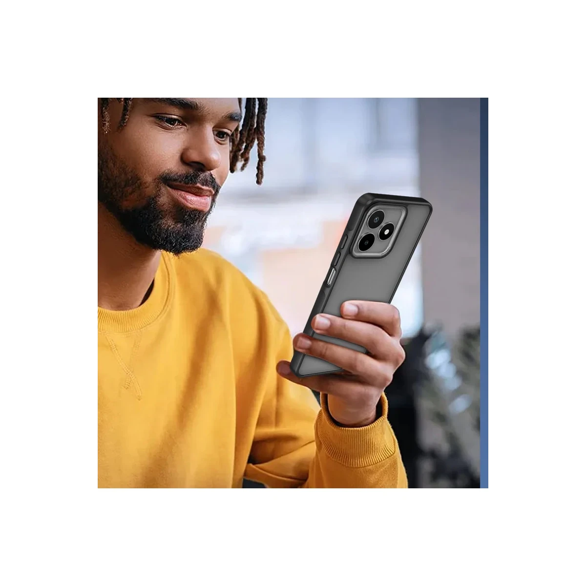 Realme C53 Kılıf Elegant Kapak - Açık Mavi