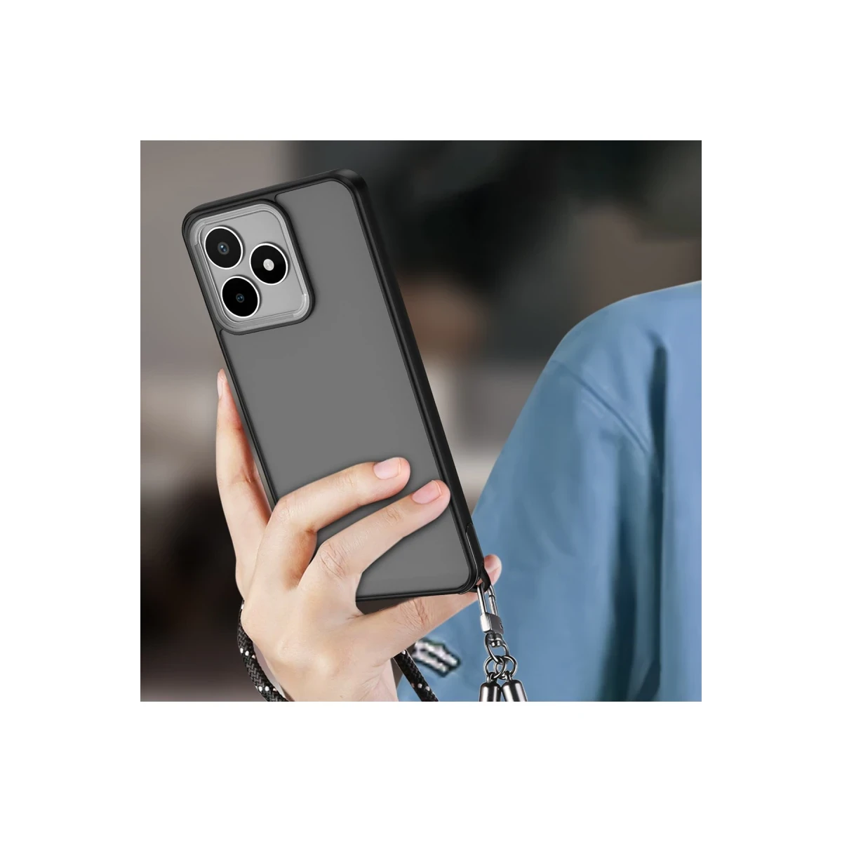 Realme C53 Kılıf Elegant Kapak - Derin Mor