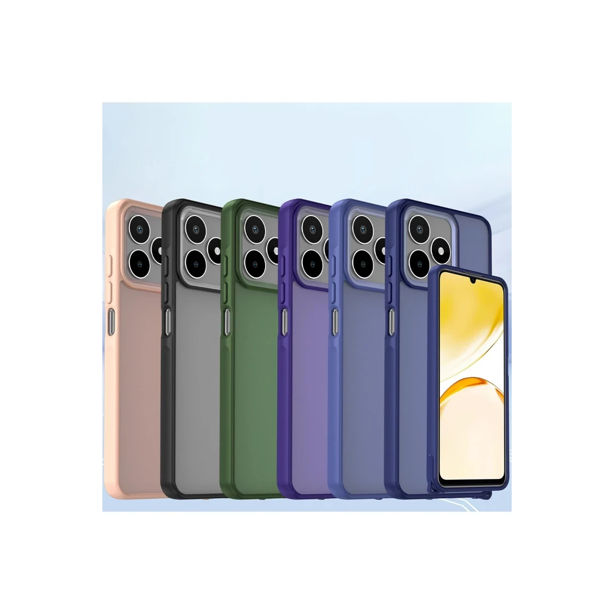Realme C53 Kılıf Elegant Kapak - Yeşil