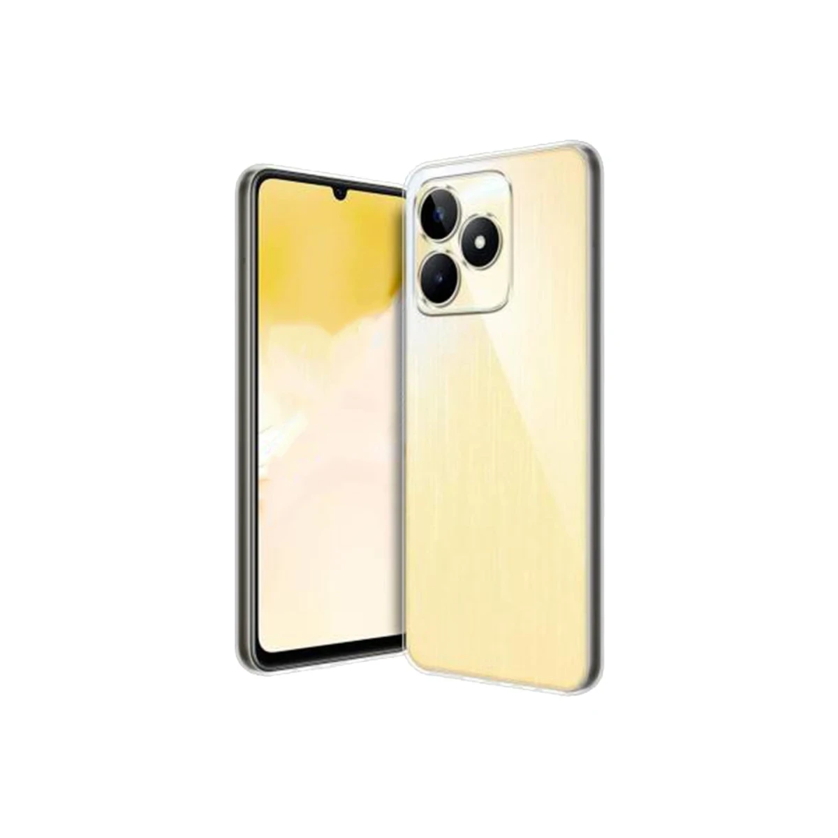 Realme C53 Kılıf Lüx Şeffaf Silikon