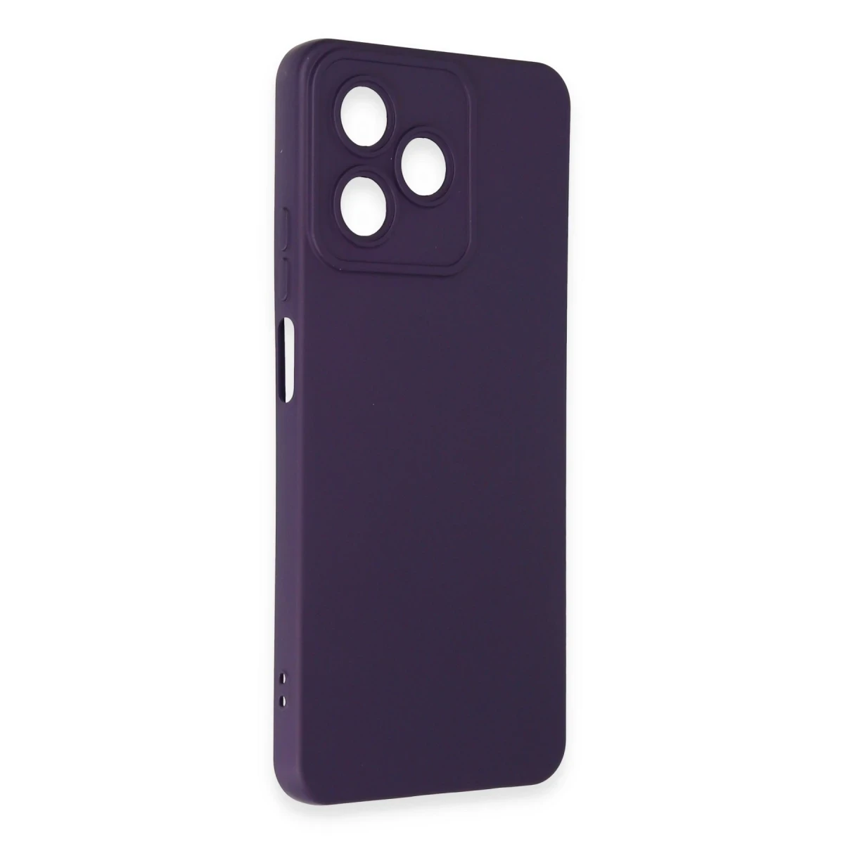 Realme C53 Kılıf Nano içi Kadife Silikon - Mor