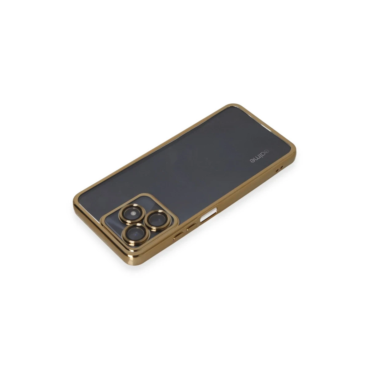 Realme C53 Kılıf Razer Lensli Silikon - Gold