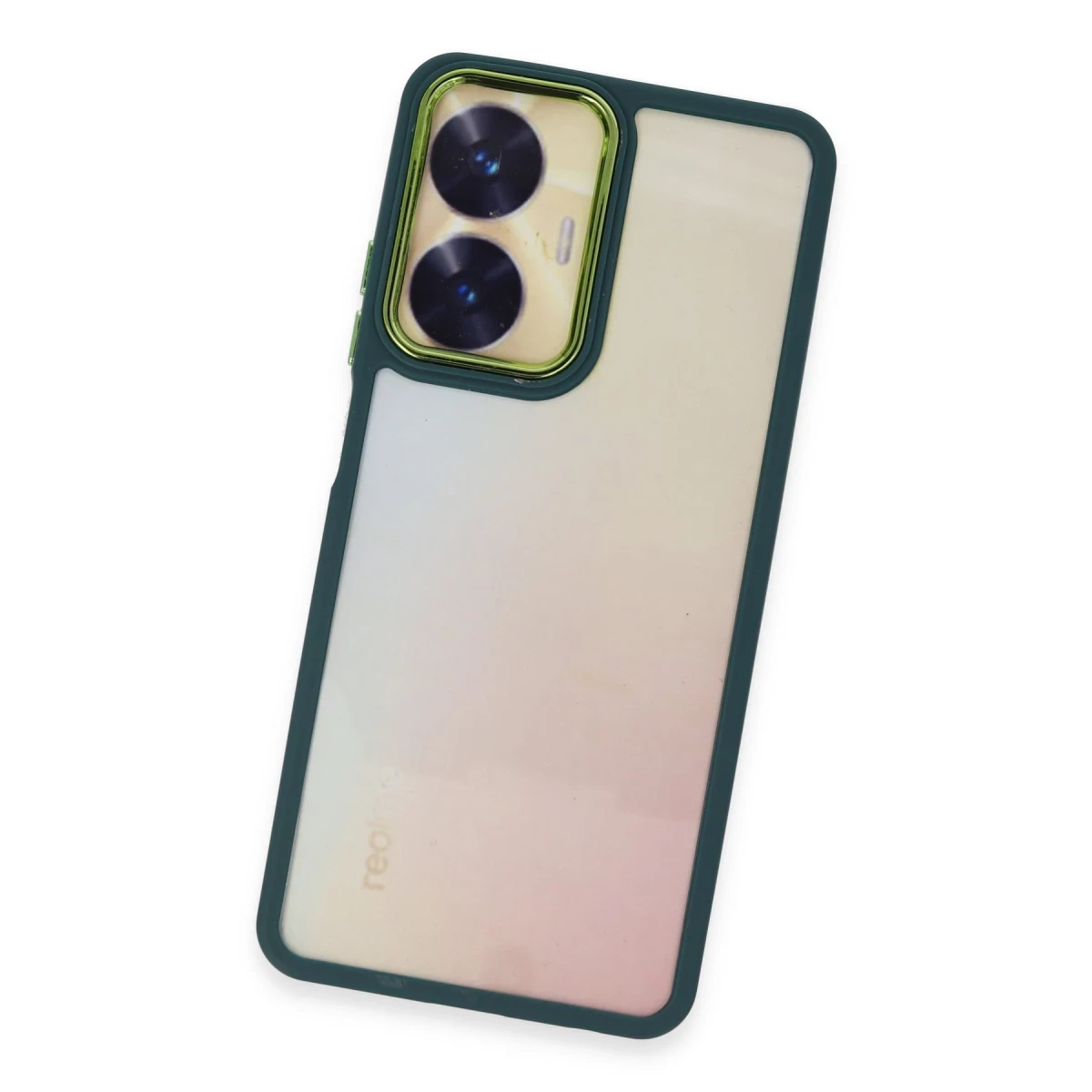 Realme C55 Kılıf Dora Kapak - Haki Yeşil