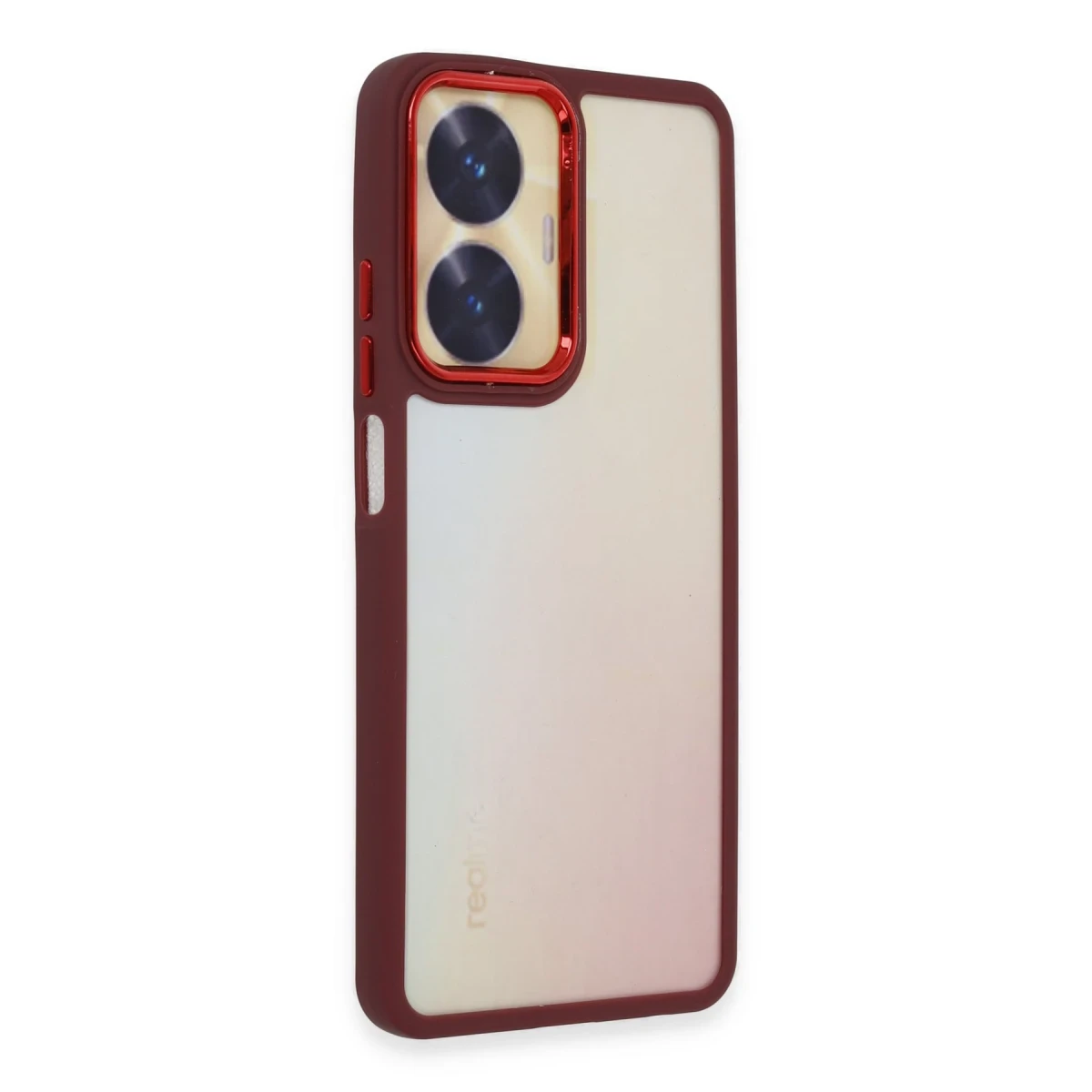 Realme C55 Kılıf Dora Kapak - Kırmızı