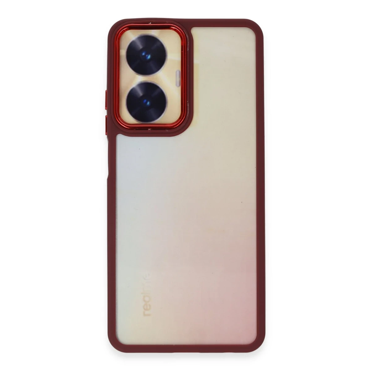 Realme C55 Kılıf Dora Kapak - Kırmızı