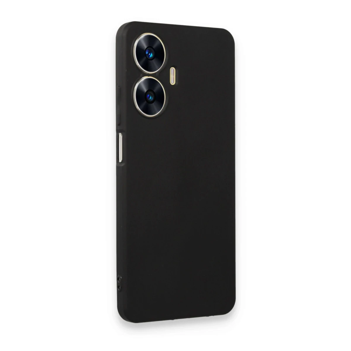 Realme C55 Kılıf First Silikon - Siyah