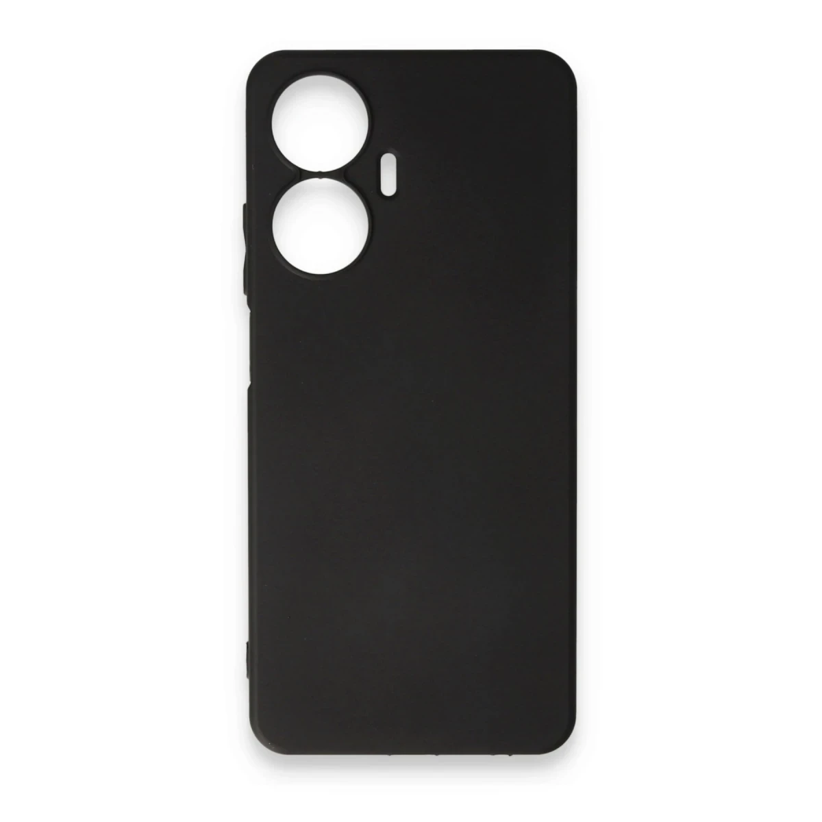 Realme C55 Kılıf First Silikon - Siyah