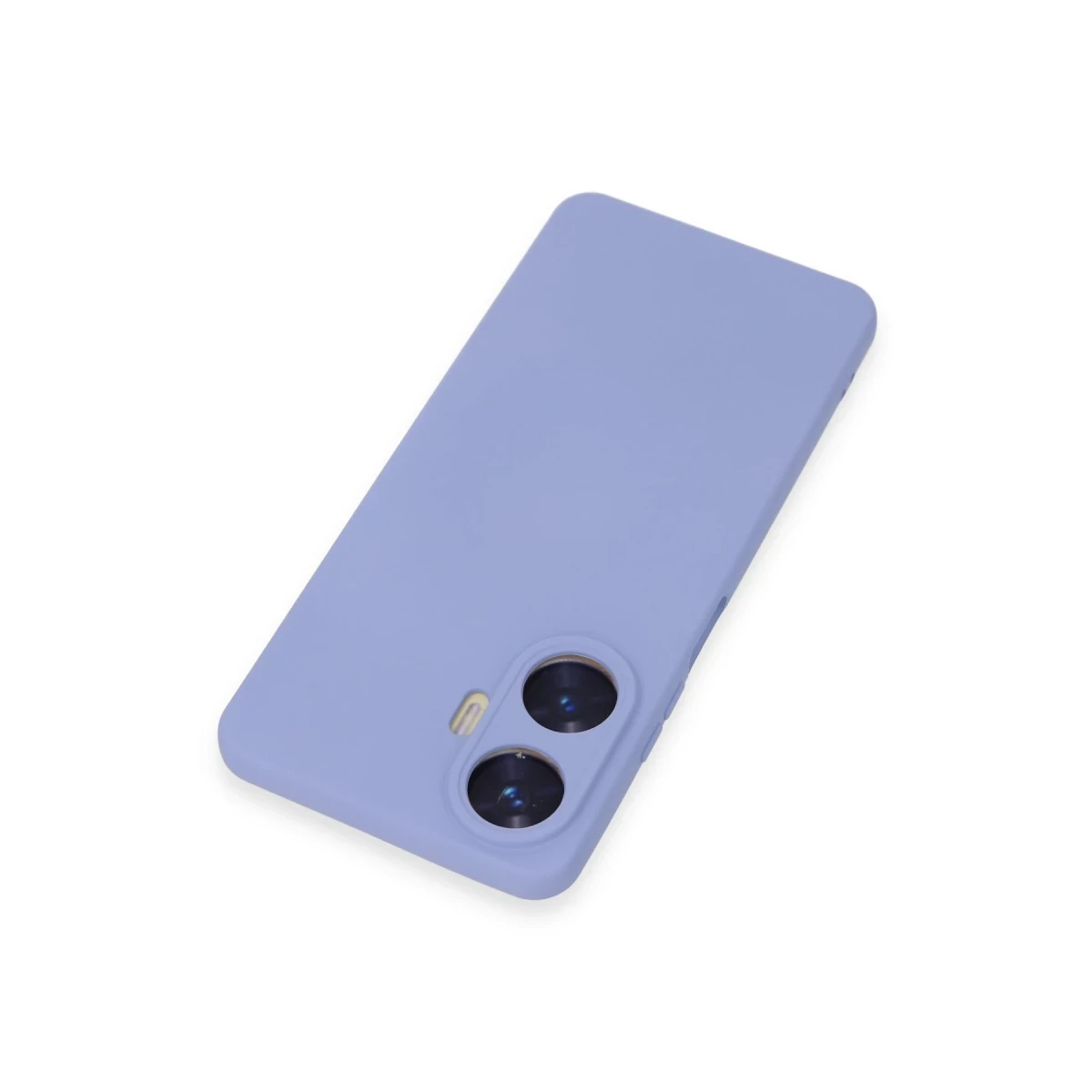 Realme C55 Kılıf Nano içi Kadife Silikon - Lila