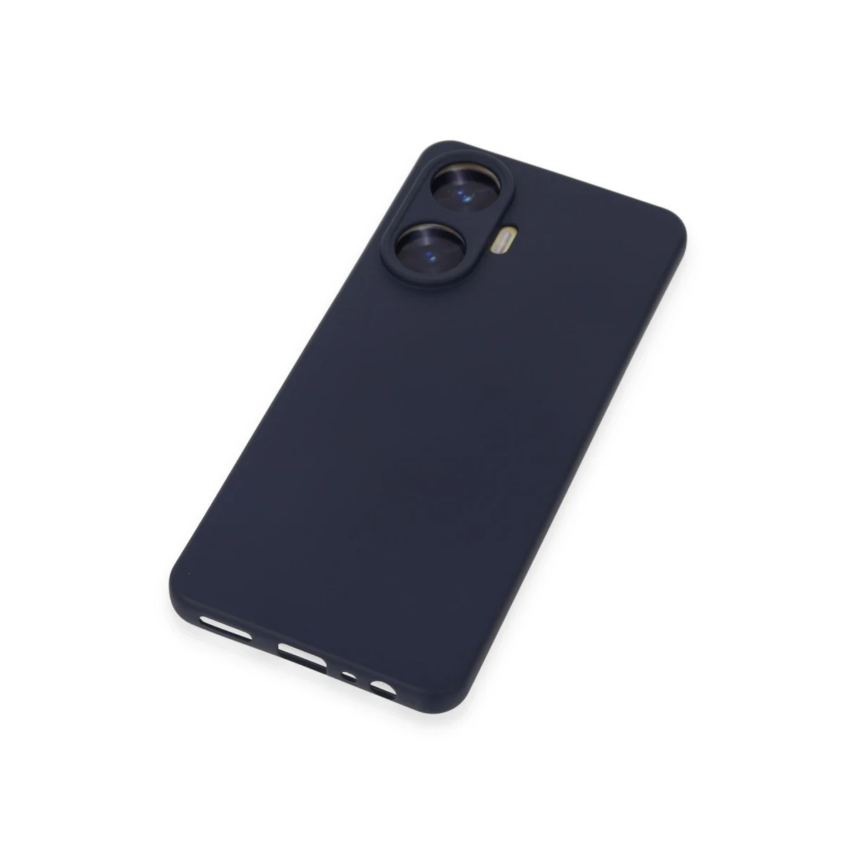 Realme C55 Kılıf Nano içi Kadife Silikon - Mor