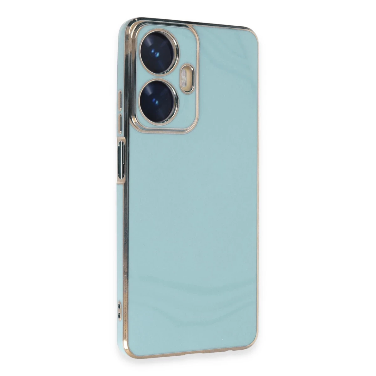 Realme C55 Kılıf Volet Silikon - Açık Yeşil