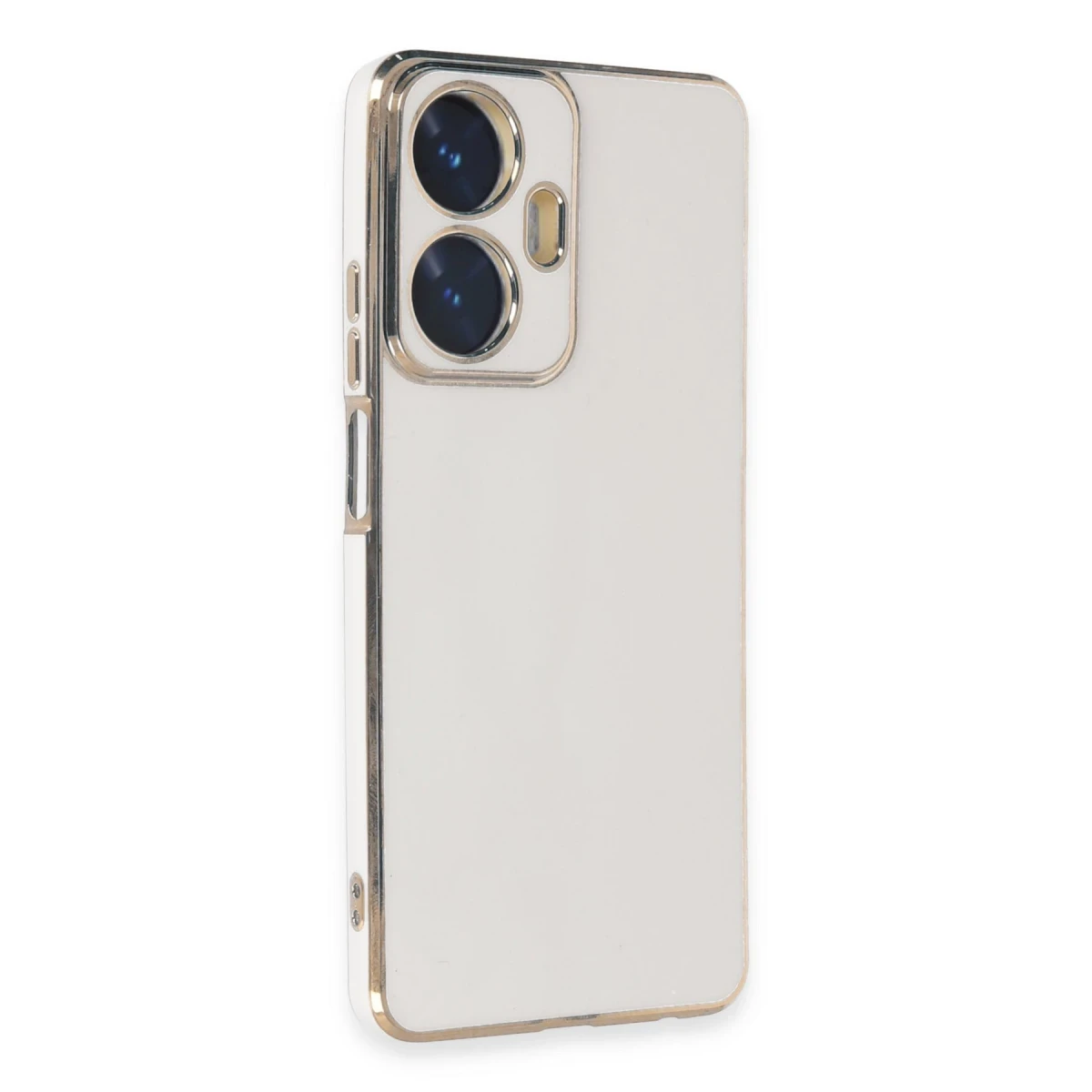 Realme C55 Kılıf Volet Silikon - Beyaz
