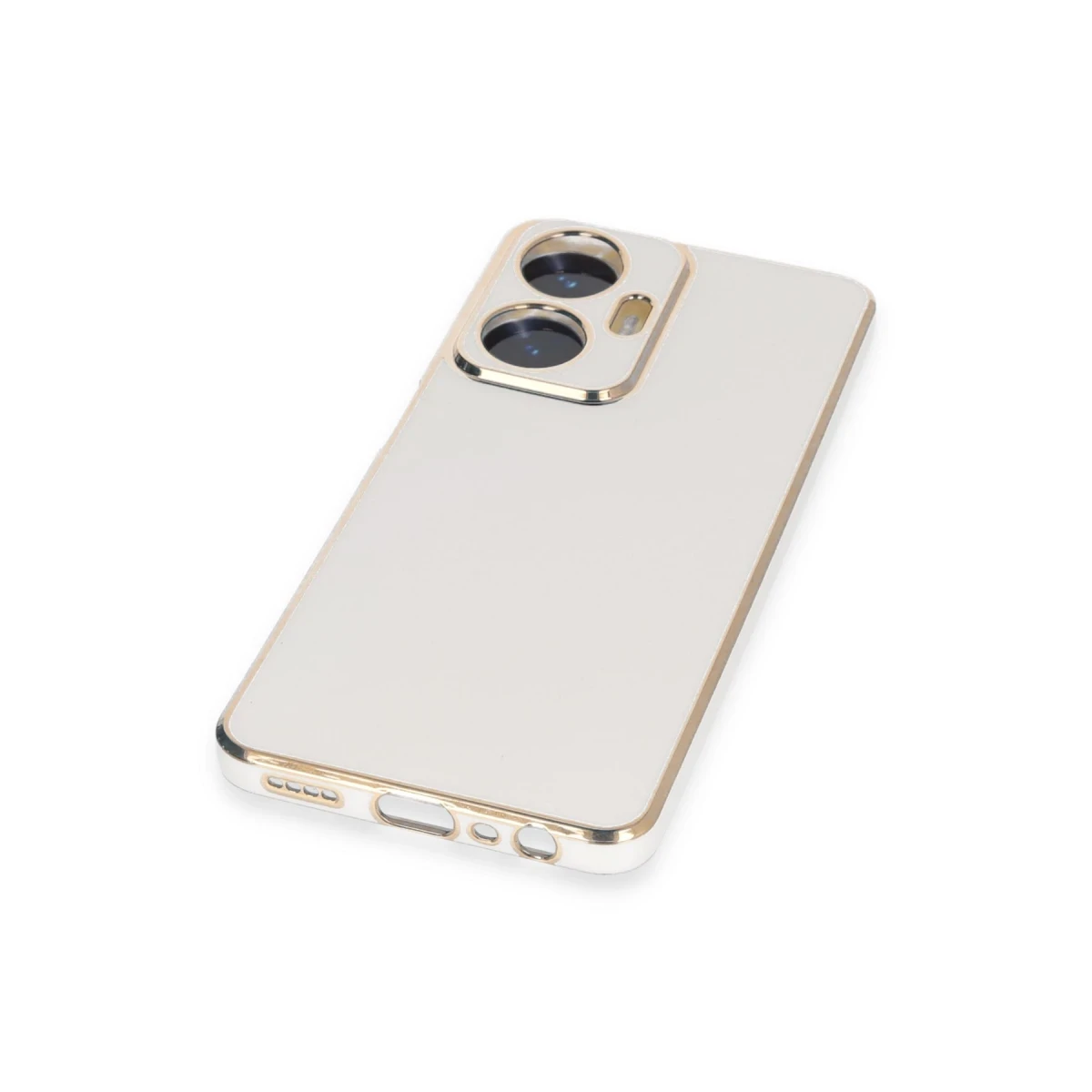 Realme C55 Kılıf Volet Silikon - Beyaz