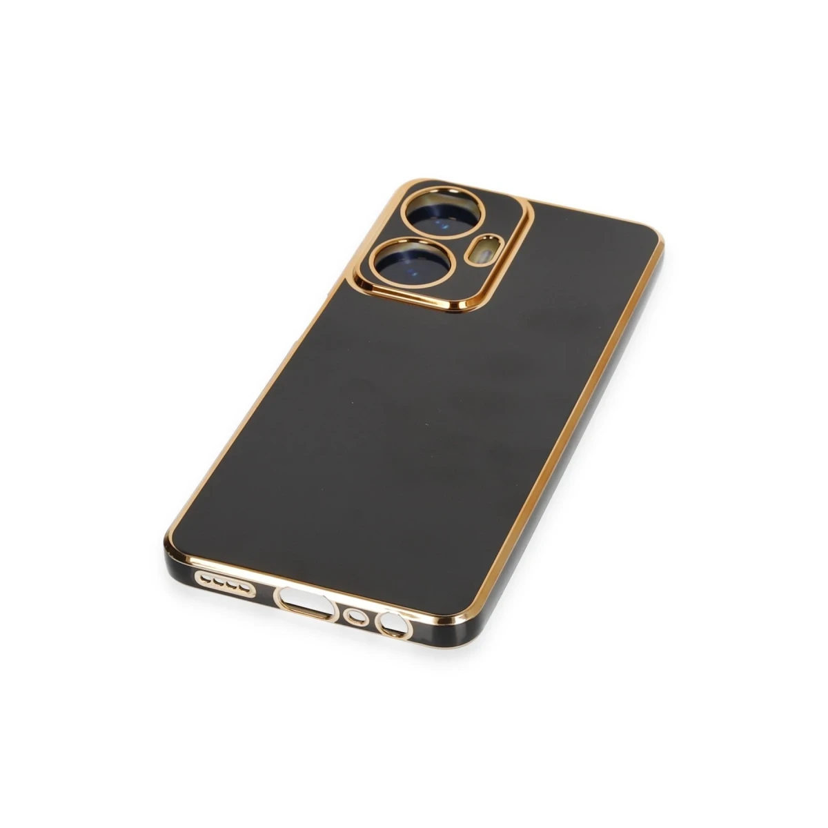 Realme C55 Kılıf Volet Silikon - Siyah