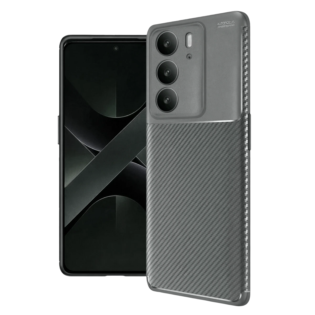 Realme C75 4G Auto Focus Karbon Kapak - Gri