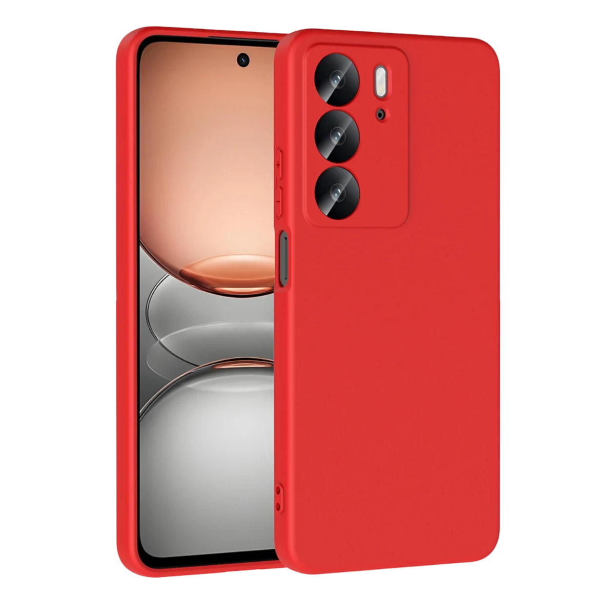 Realme C75 4G First Silikon - Kırmızı