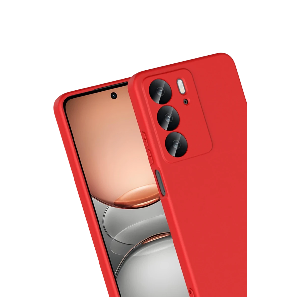 Realme C75 4G First Silikon - Kırmızı