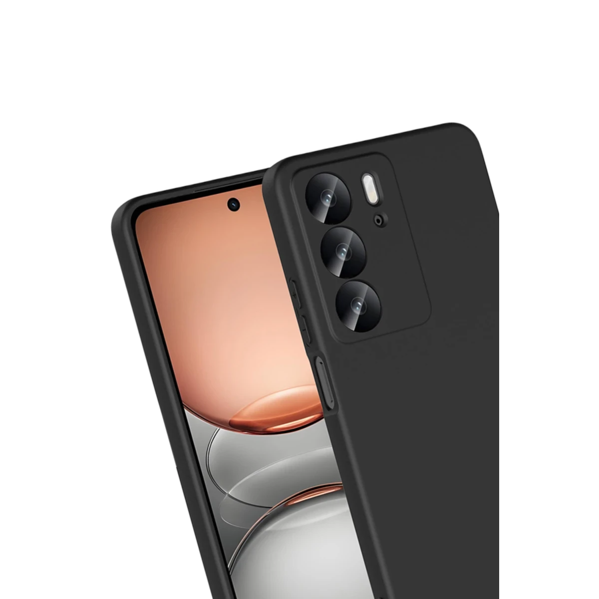 Realme C75 4G First Silikon - Siyah