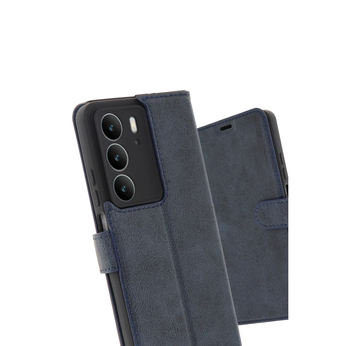 Realme C75 4G Trend S Plus Kapaklı Kılıf - Lacivert