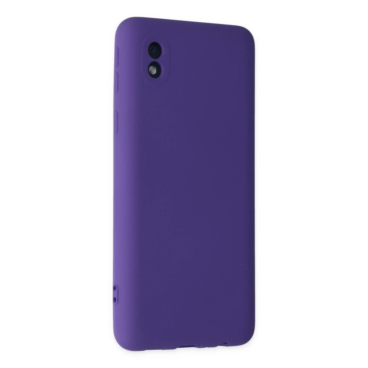 Samsung Galaxy A01 Core Kılıf Nano içi Kadife Silikon - Mor