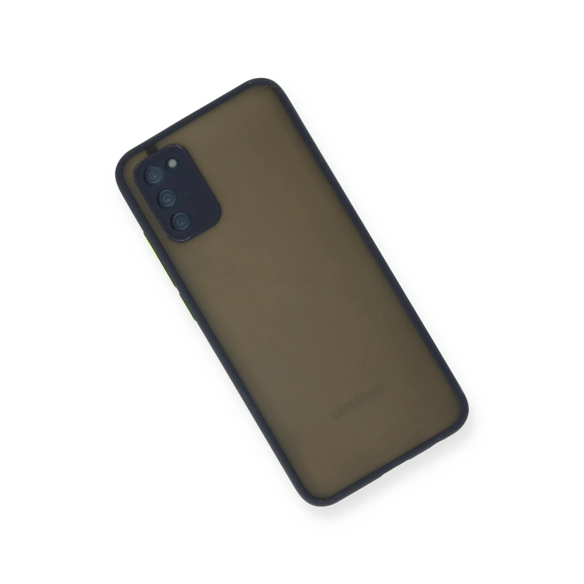 Samsung Galaxy A02S Kılıf Montreal Silikon Kapak - Lacivert