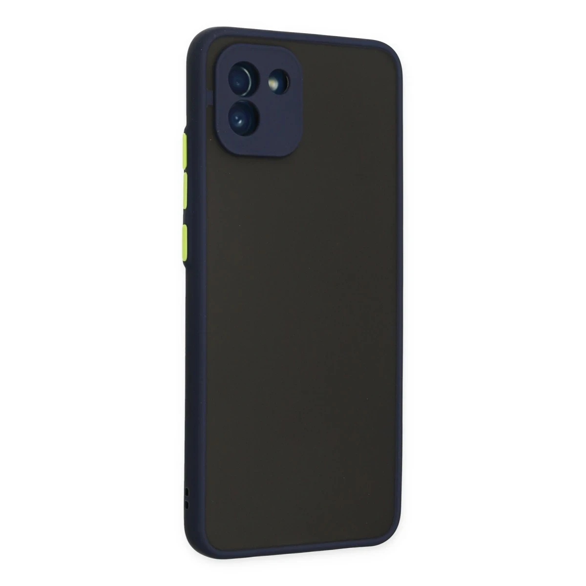Samsung Galaxy A03 Kılıf Montreal Silikon Kapak - Lacivert