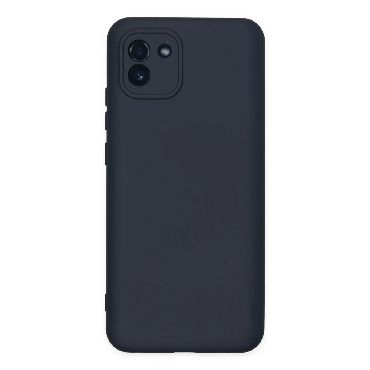 Samsung Galaxy A03 Kılıf Nano içi Kadife Silikon - Lacivert