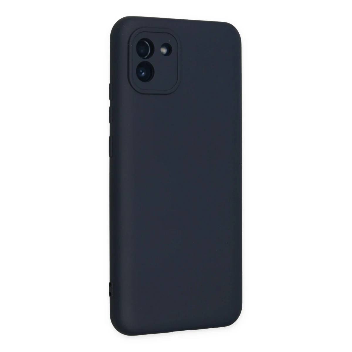 Samsung Galaxy A03 Kılıf Nano içi Kadife Silikon - Lacivert