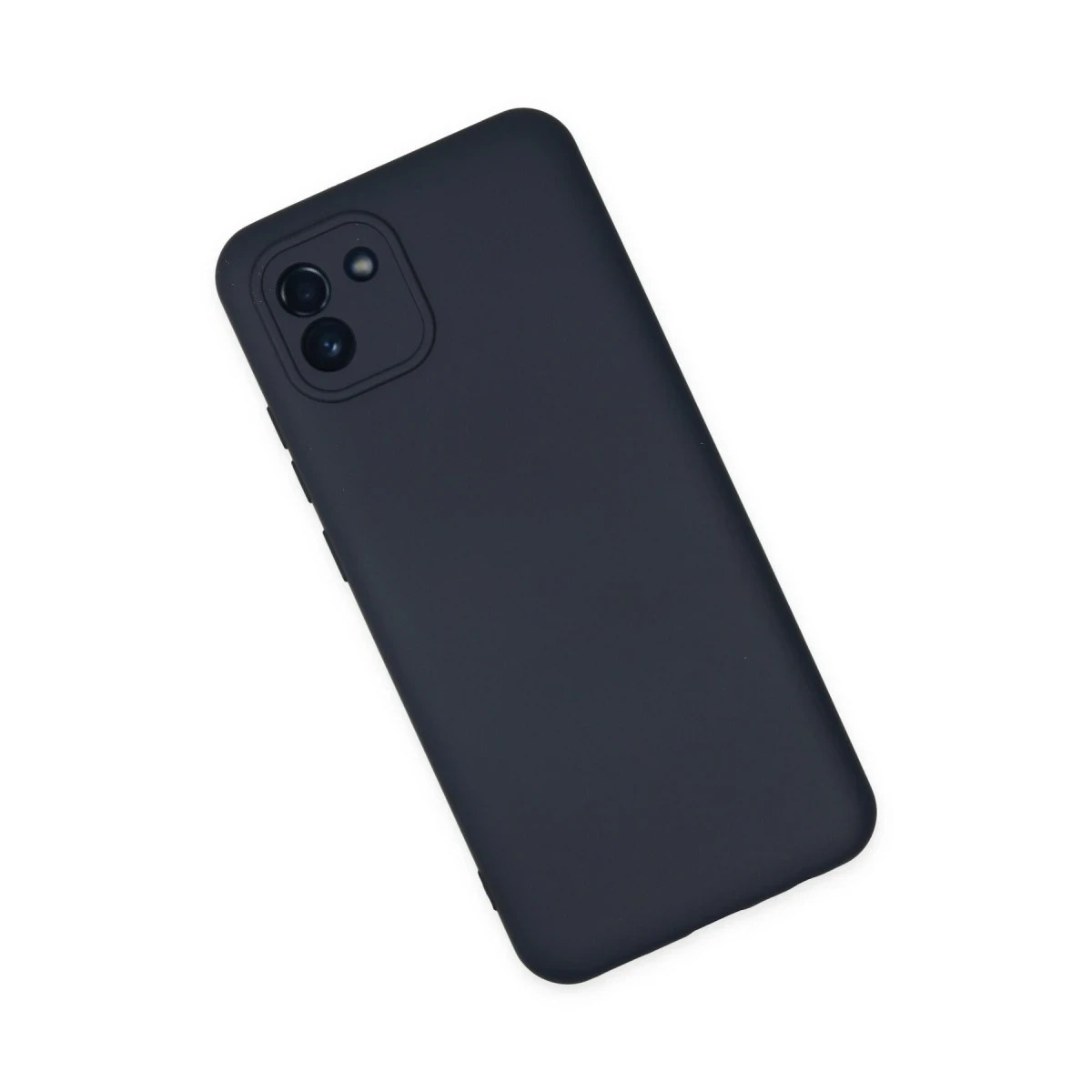 Samsung Galaxy A03 Kılıf Nano içi Kadife Silikon - Lacivert
