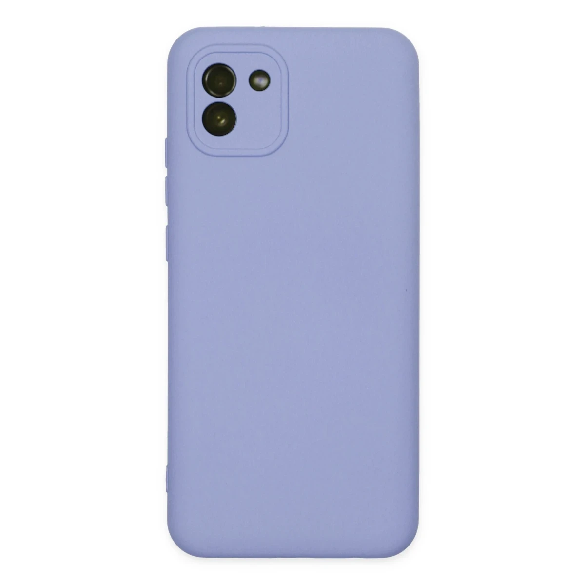 Samsung Galaxy A03 Kılıf Nano içi Kadife Silikon - Lila
