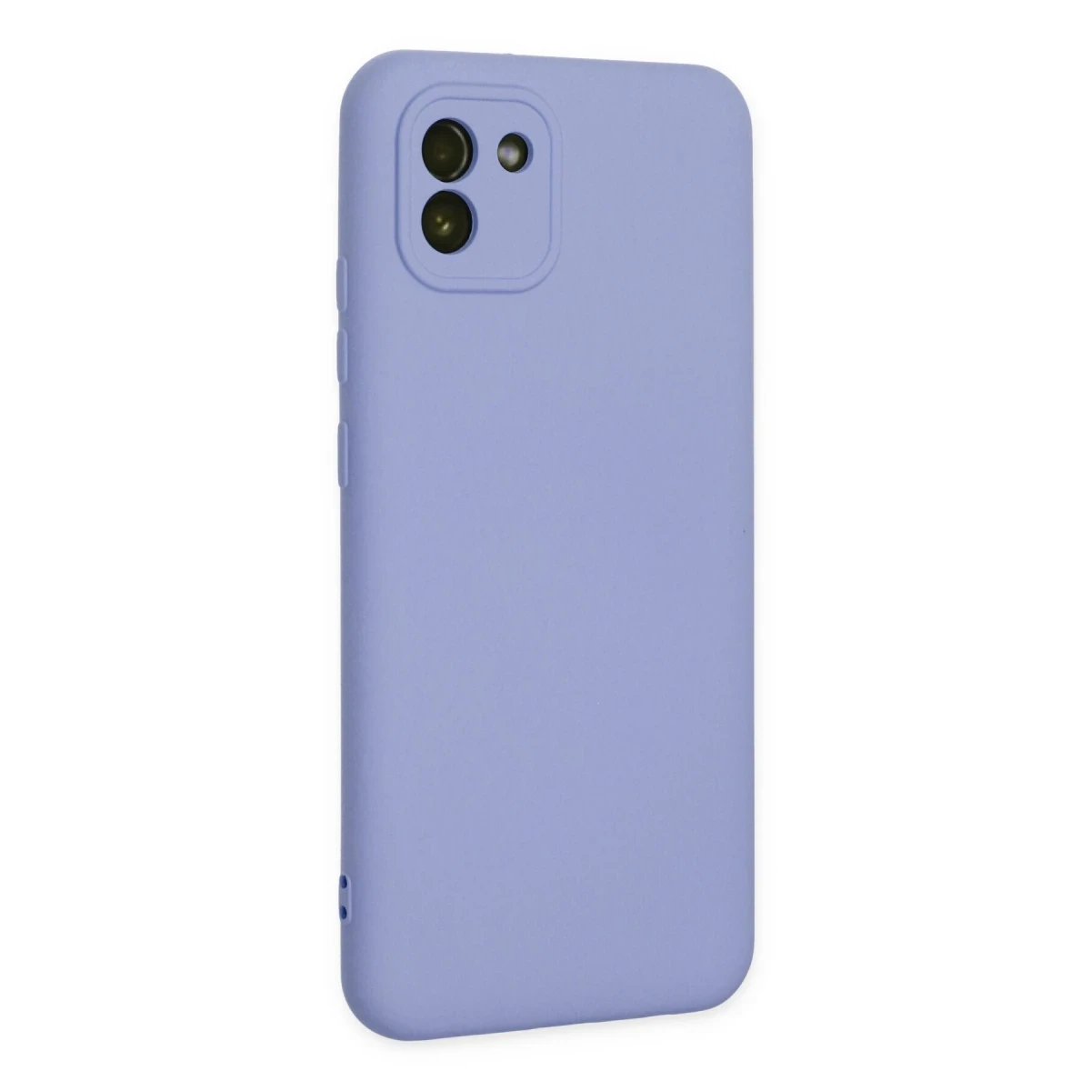 Samsung Galaxy A03 Kılıf Nano içi Kadife Silikon - Lila