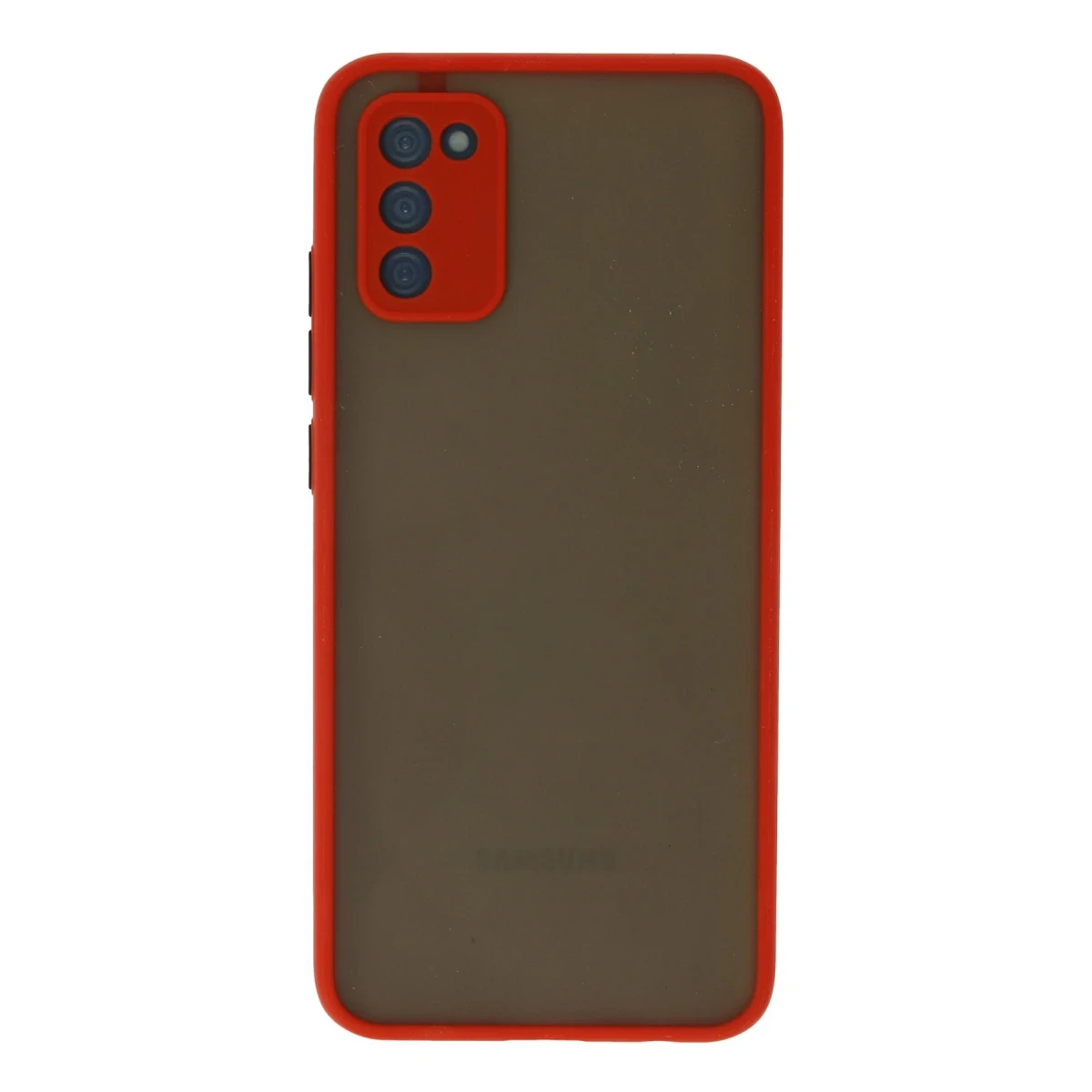 Samsung Galaxy A03S Kılıf Montreal Silikon Kapak - Kırmızı
