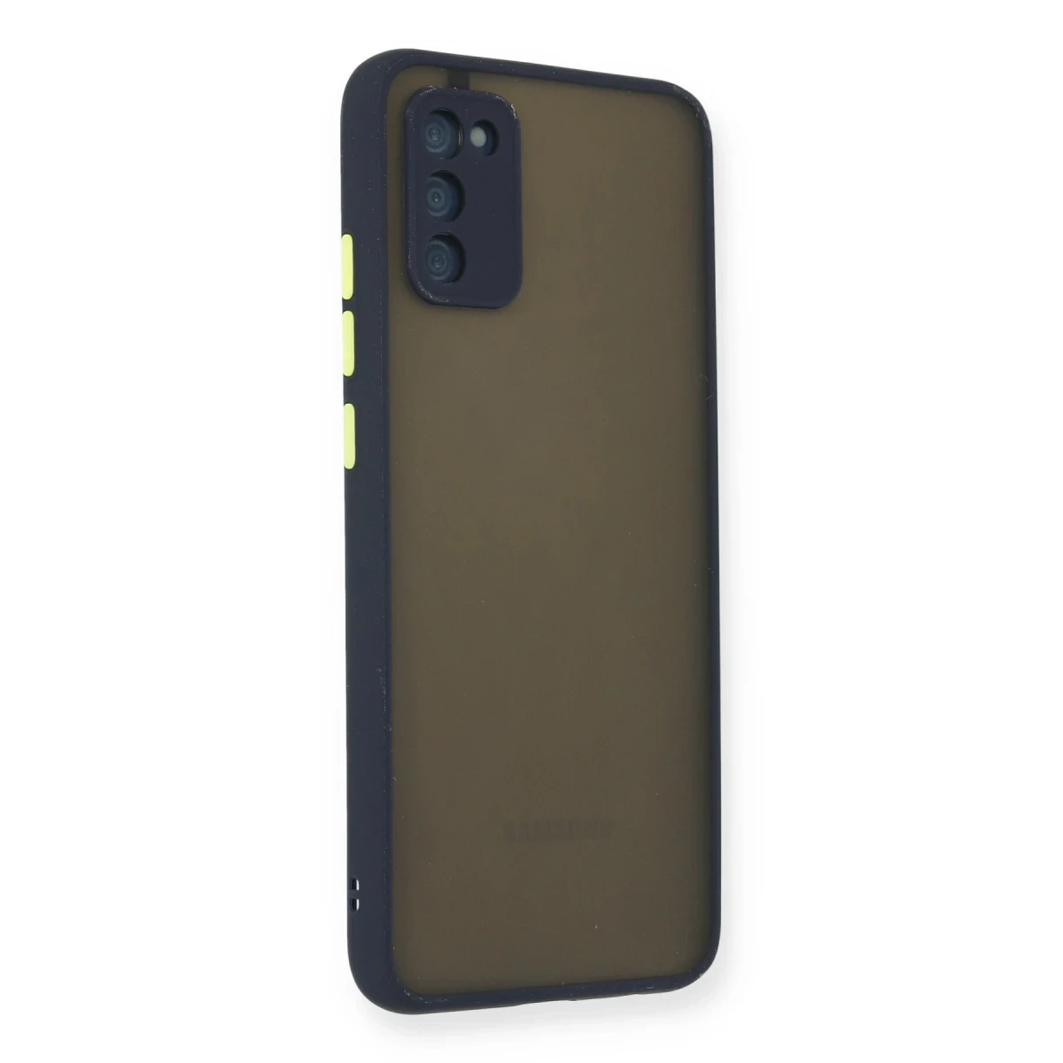 Samsung Galaxy A03S Kılıf Montreal Silikon Kapak - Lacivert