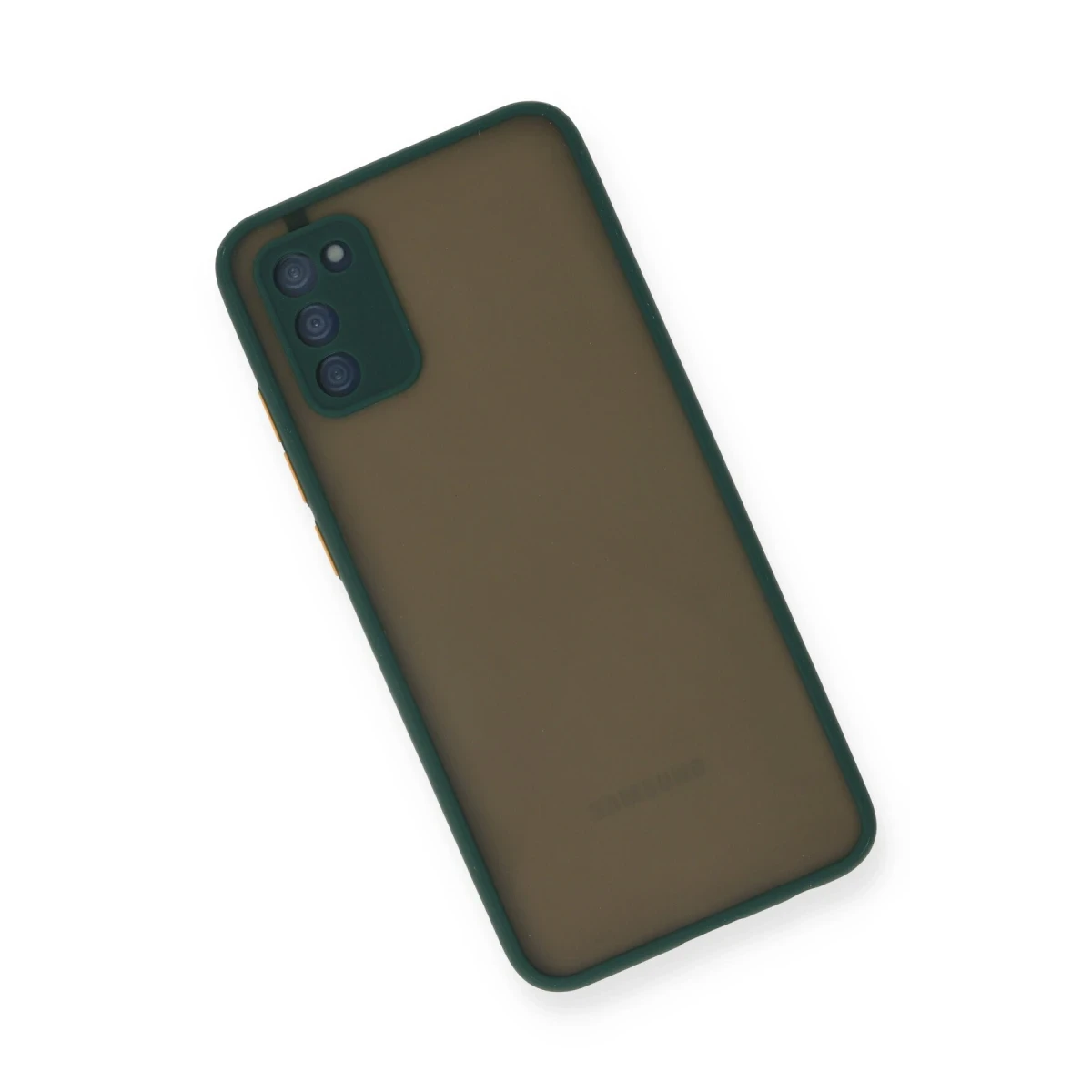 Samsung Galaxy A03S Kılıf Montreal Silikon Kapak - Yeşil