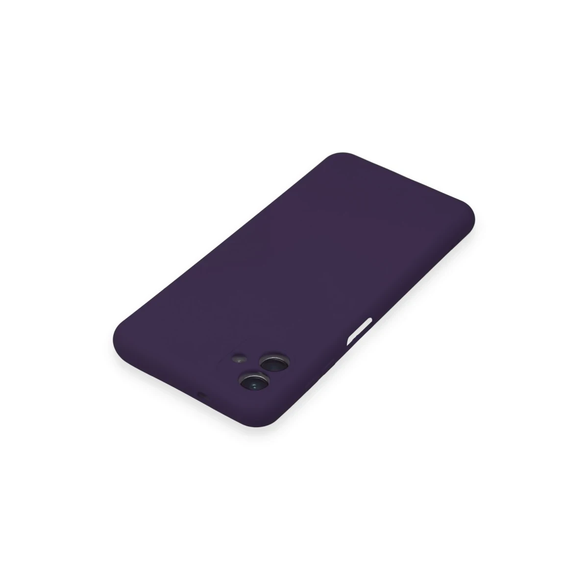 Samsung Galaxy A04 Kılıf Nano içi Kadife Silikon - Mor
