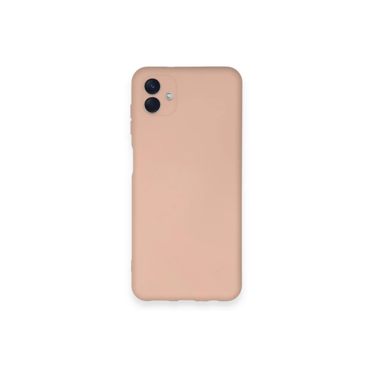 Samsung Galaxy A04 Kılıf Nano içi Kadife Silikon - Pudra