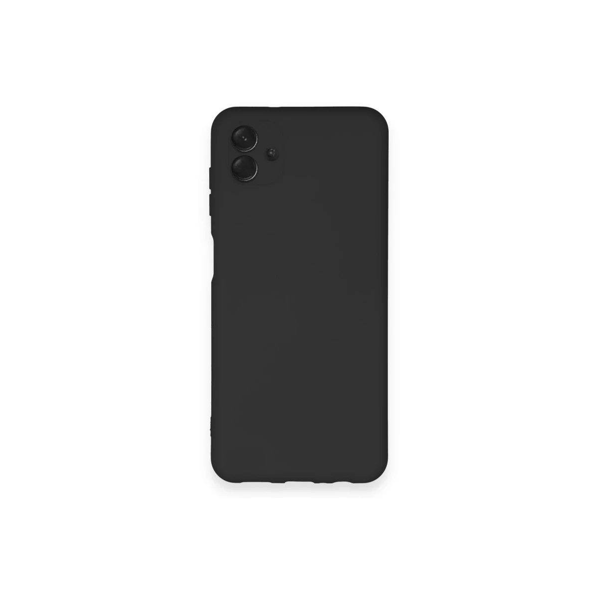 Samsung Galaxy A04 Kılıf Nano içi Kadife Silikon - Siyah