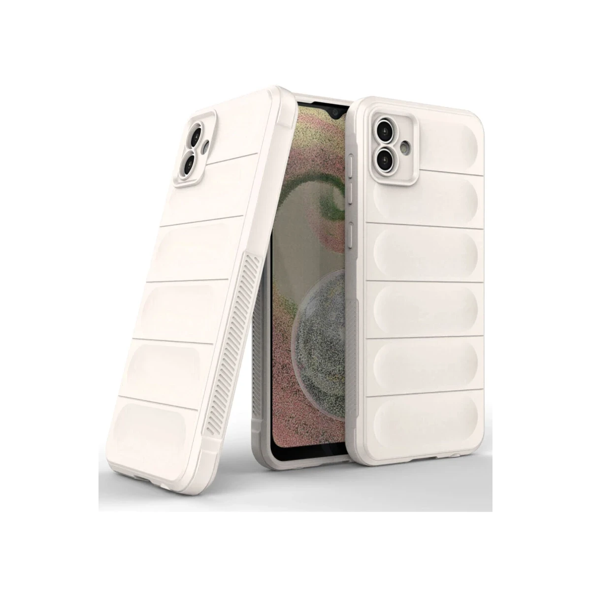 Samsung Galaxy A04 Kılıf Optimum Silikon - Krem