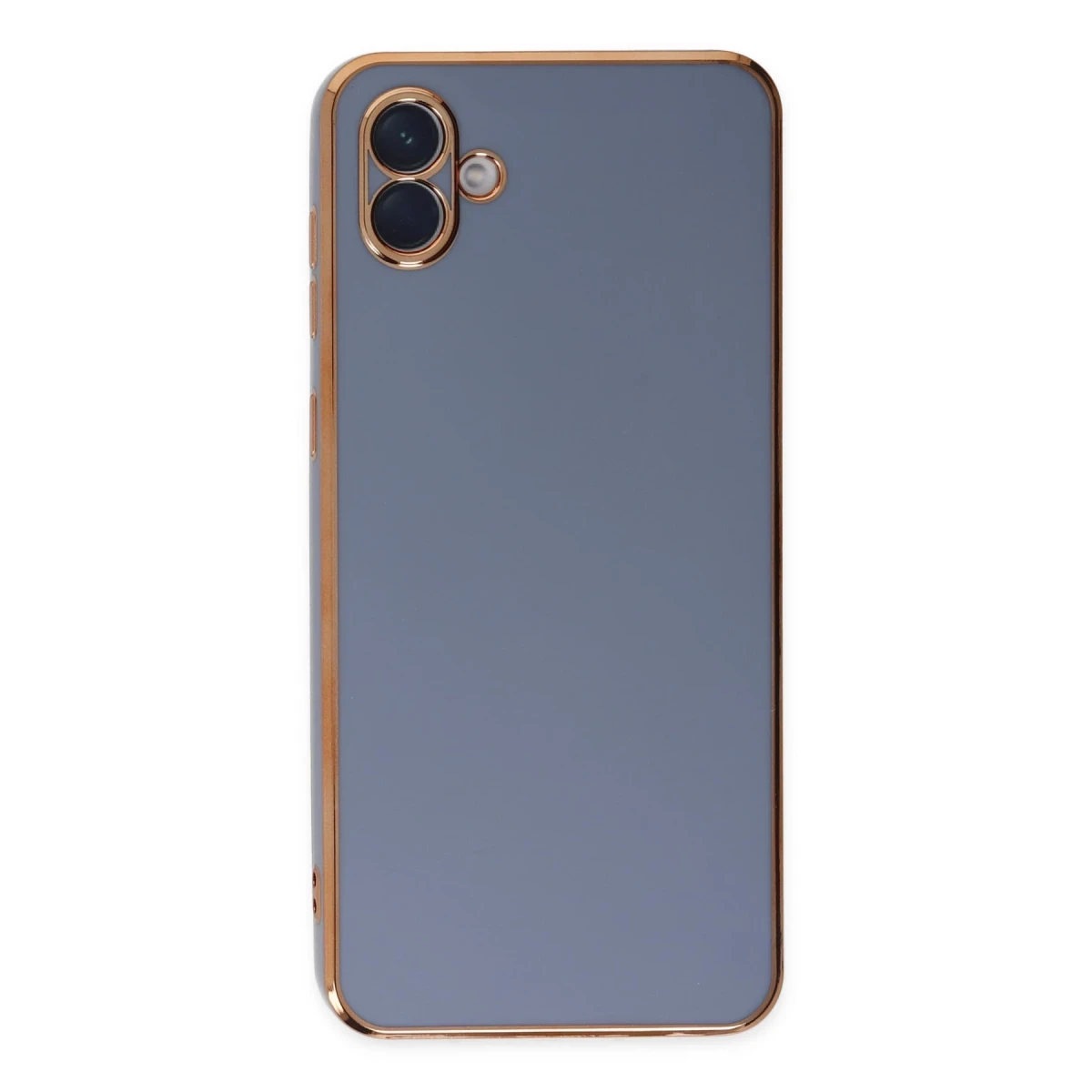 Samsung Galaxy A04 Kılıf Volet Silikon - Mavi