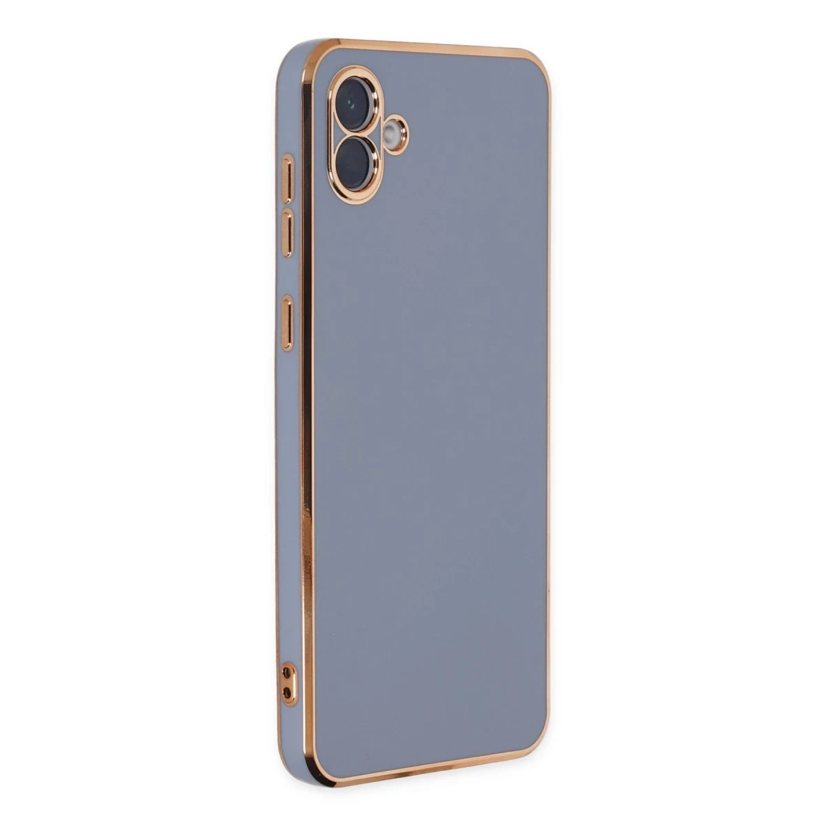 Samsung Galaxy A04 Kılıf Volet Silikon - Mavi