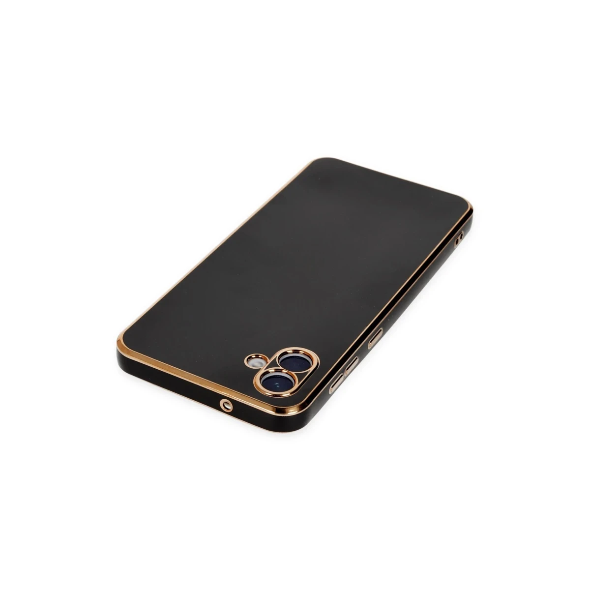 Samsung Galaxy A04 Kılıf Volet Silikon - Siyah
